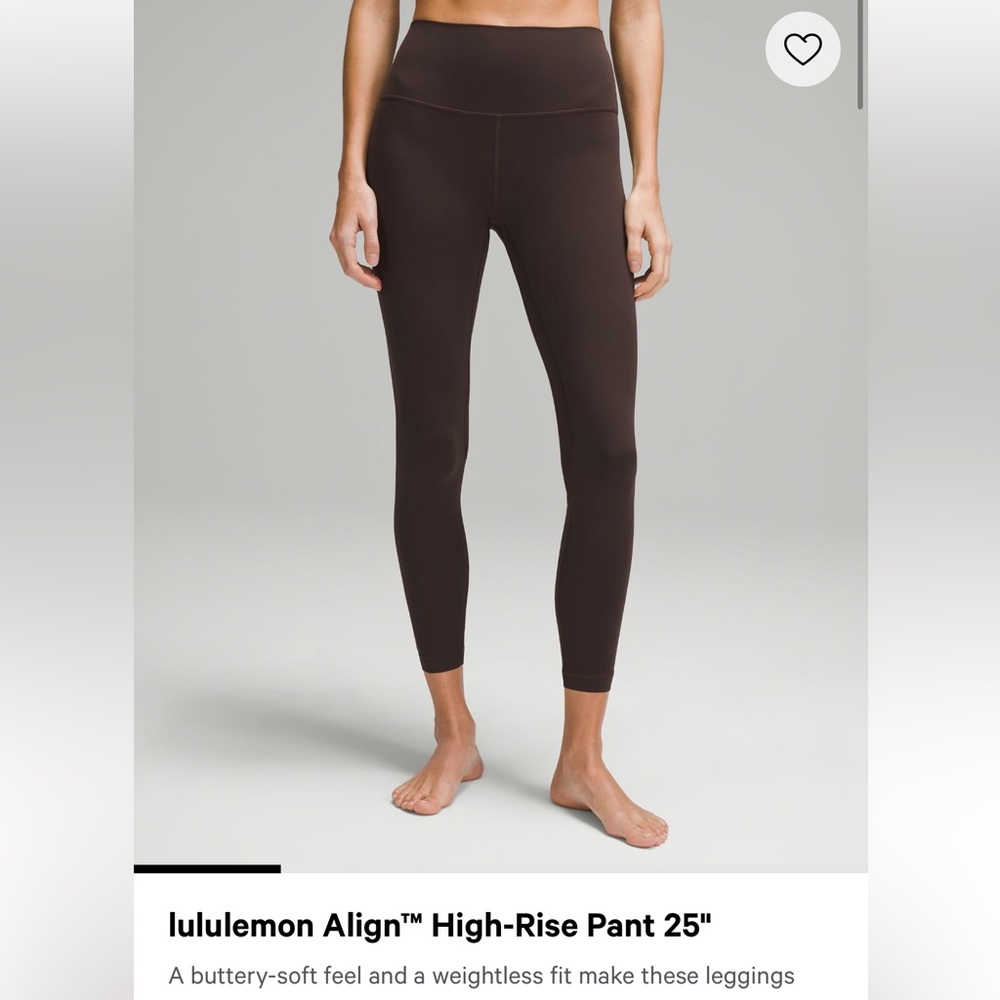 Lululemon Align High Rise Pant 25”